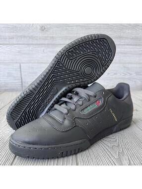 adidas Yeezy Powerphase Calabasas Core Black CG6420 Leather Men's 9.5 43 Shoes